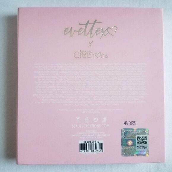 Beauty Creations Cosmetics - Bevettexo Eyes on me Shadow Palette - Picture 2 of 10